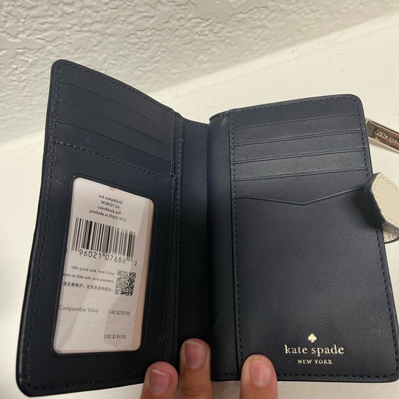 Kate Spade Staci Colorblock Bifold Medium Wallet - Picture 5 of 9